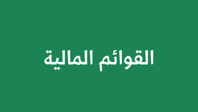 القوائم المالية